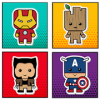 Superheroes Quest  Matching Picture Brain Game