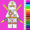 coloring ninja power turtle leggo