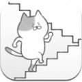 猫咪爬楼梯