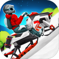 WinterSportsGameRiskyRoadSnowmobileRace