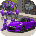RobotCarTransformeFuturisticSupercar加速器