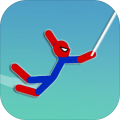 SuperHeroHookStickmanRopeSwing