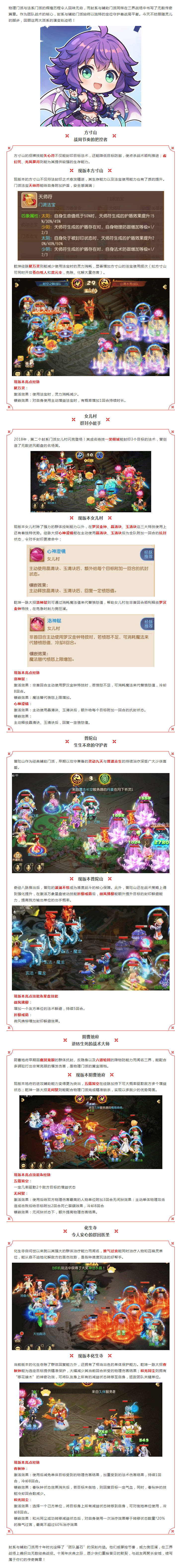 【十周年特别篇】封系与辅助门派的漫漫成长之路