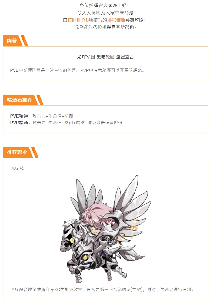 【英雄攻略】于无光之夜寻找微明