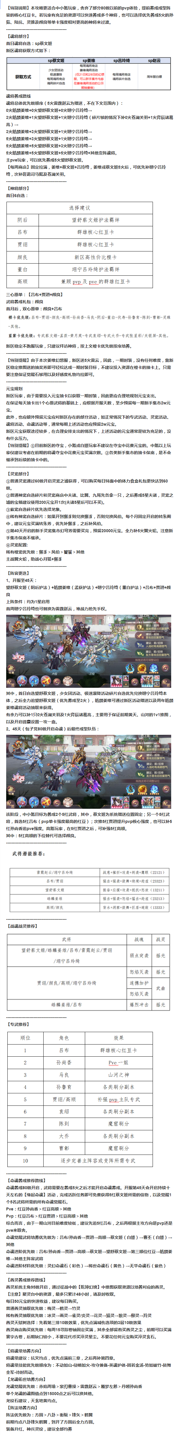 【新手必看】《新手向》姜维幻想服【群雄】开荒攻略