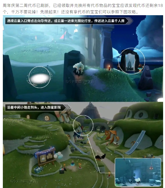 【活动分享】周年庆第二阶段新增物品五件！代币一定要攒好！