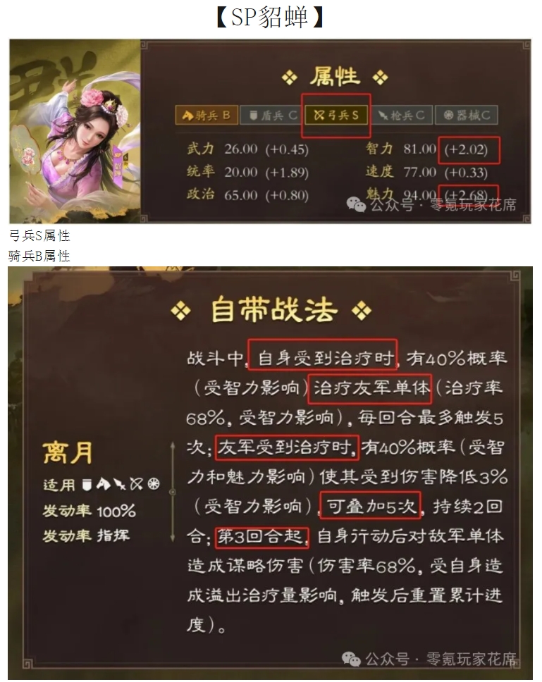 【攻略解析】SP貂蝉 治疗+免伤+输出三合一，菜刀队天敌，关关张已死，不用玩了