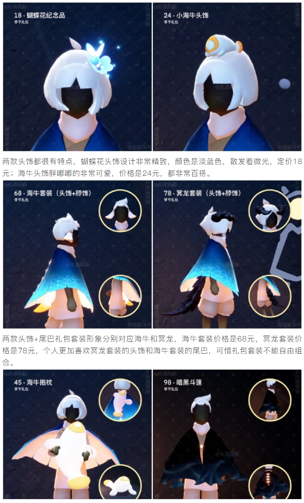 【活动分享】暮星季、周年庆礼包定价！全物品图鉴来啦！