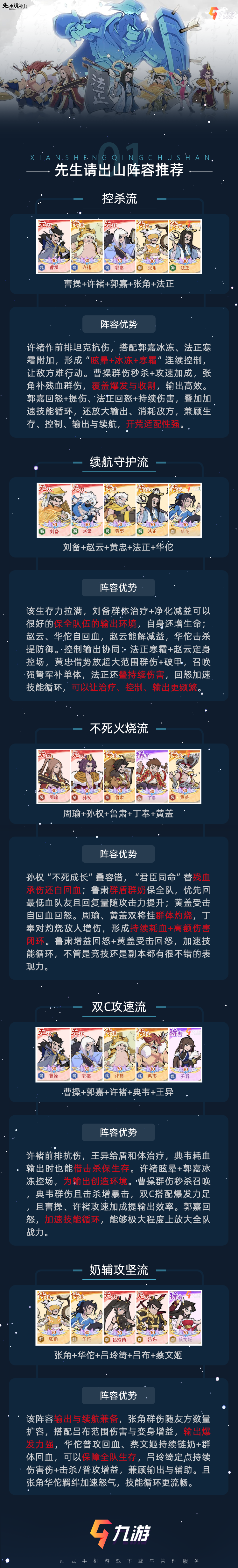 【攻略分享】阵容推荐