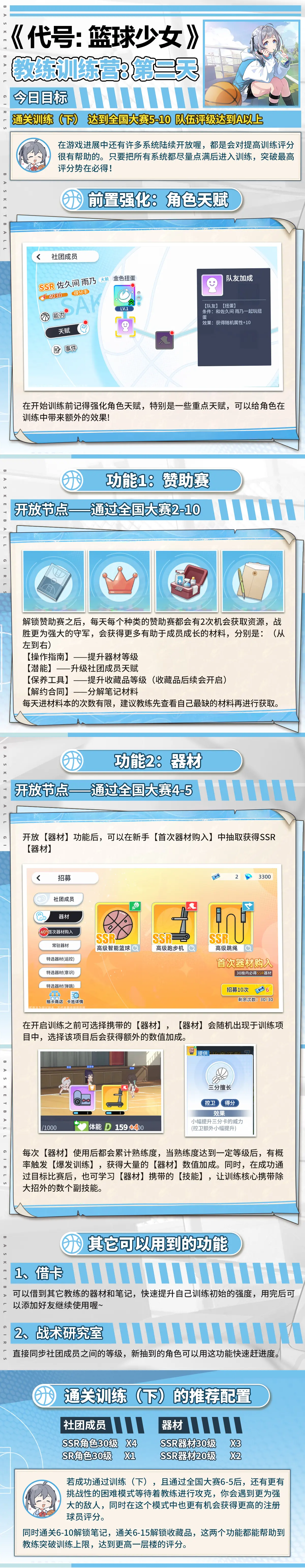 《代号：篮球少女》第二天训练指南，挑战极限，突破自我！