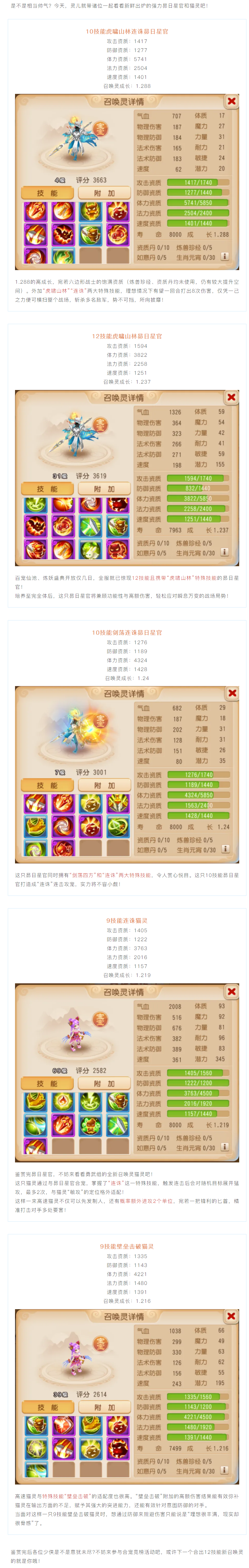 【攻略分享】全新召喚靈來襲！昴日星官虎嘯山林+連誅一回合8連擊！