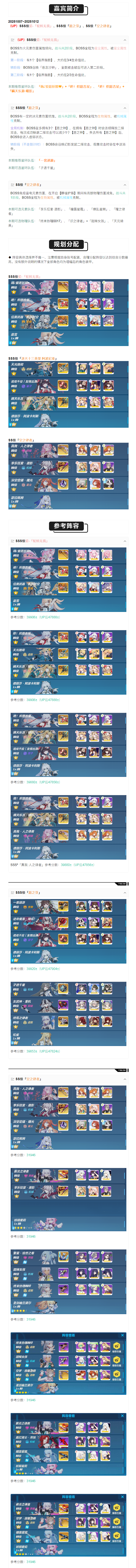 【攻略分享】本周记忆战场阵容分配推荐