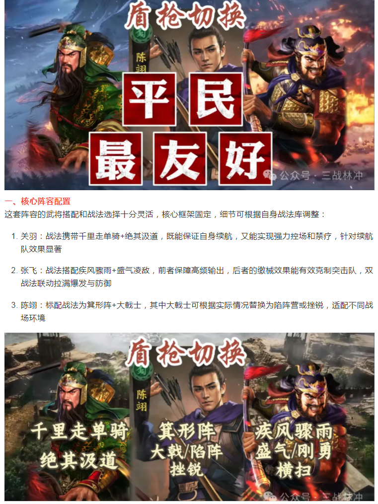 【攻略分享】五虎新救星！陈翊搭配五虎阵容，平民也能玩转高胜率