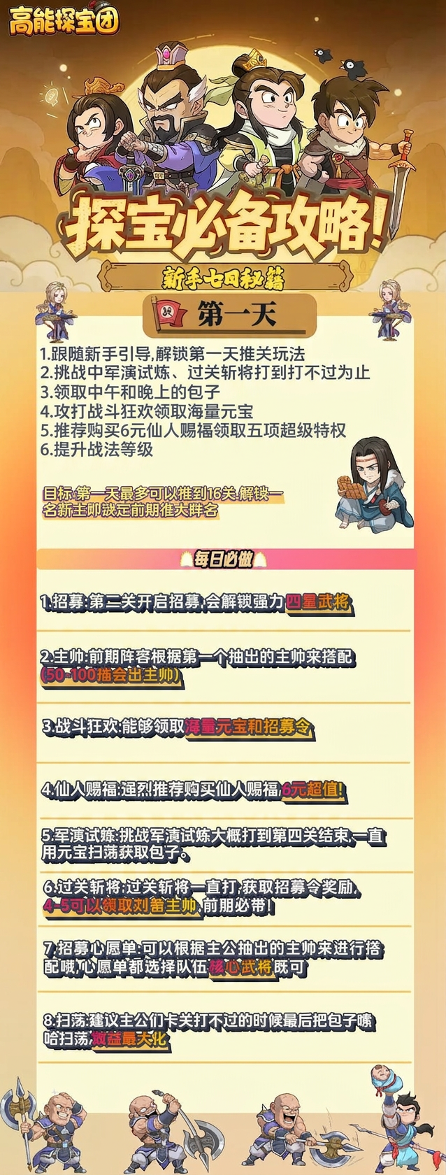 《高能探宝团》新手开荒攻略