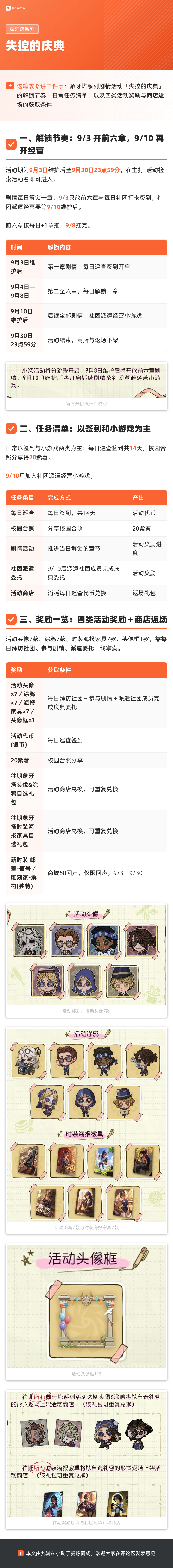 《第五人格》象牙塔活动攻略