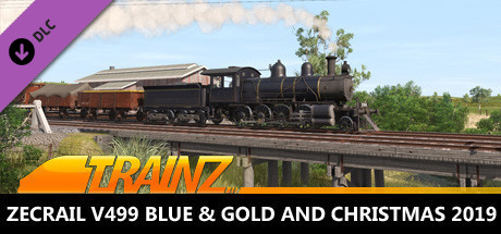 Trainz 2022 追加下载内容  ZecRail V499 蓝金色与圣诞节 2019