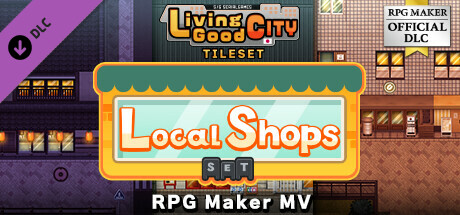 RPG制造大师MV  SERIALGAMES LivingGoodCity图块包  本地商店套件