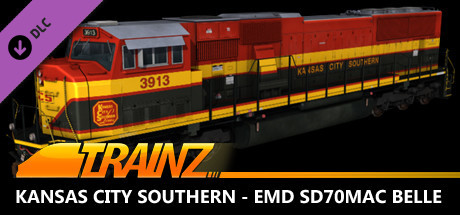 Trainz 2022 DLC堪萨斯城南方铁路EMD SD70MAC BELLE