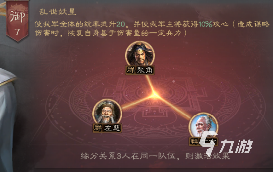 三国志战略版s12张角赵云左慈 阵容搭配方法详解