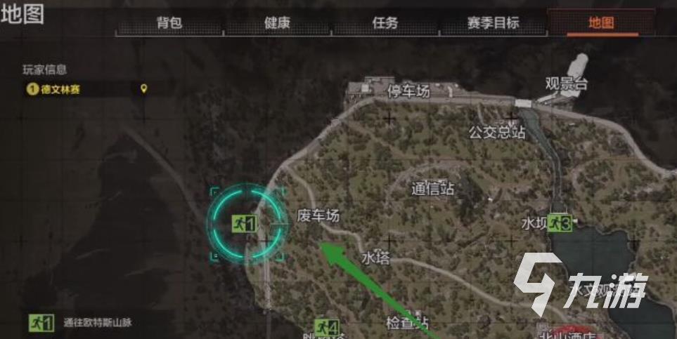 暗区突围北山撤离点在哪里 北部山区撤离点位置(图2)