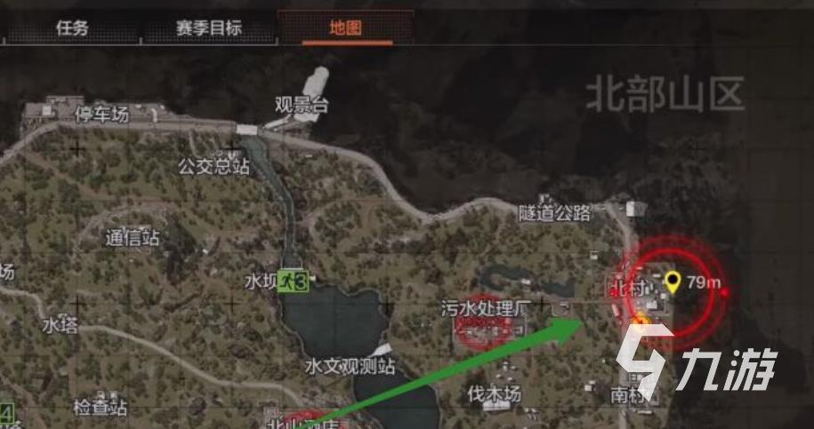 暗区突围北山撤离点在哪里 北部山区撤离点位置(图3)