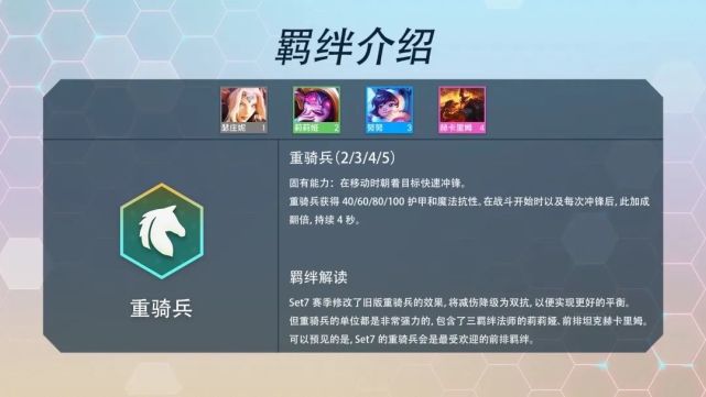 金鏟鏟之戰(zhàn)S7賽季最新羈絆圖表一覽