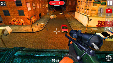 狙击杀手3D现代城市战争截图