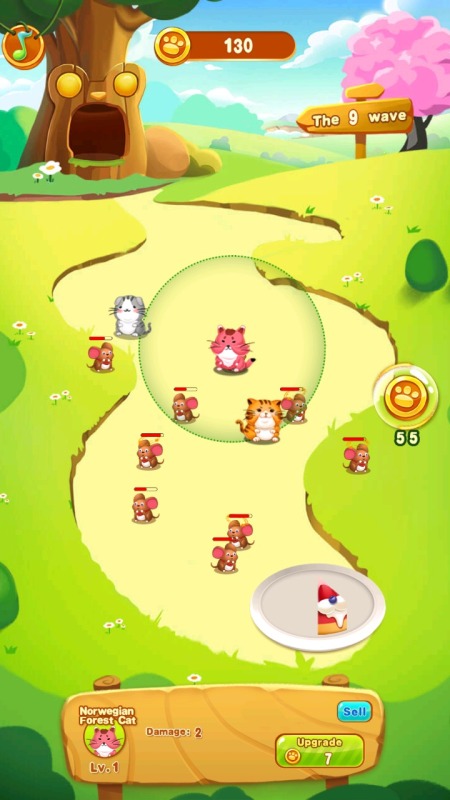猫鼠战争蛋糕保卫战截图3