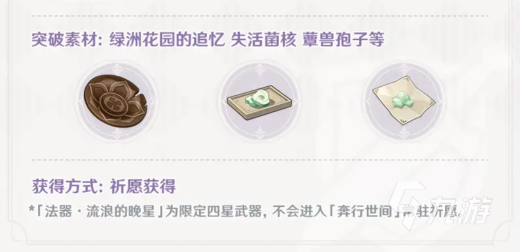原神流浪的晚星适合谁 流浪的晚星适用角色推荐