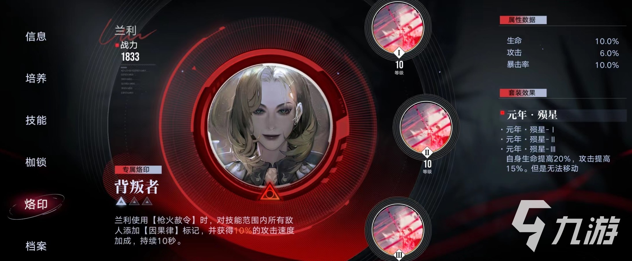 无期迷途破碎防线高危区布兰德阵容推荐 高分通关阵容推荐
