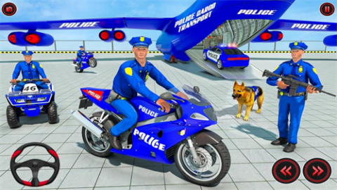 警察货物运输卡车截图