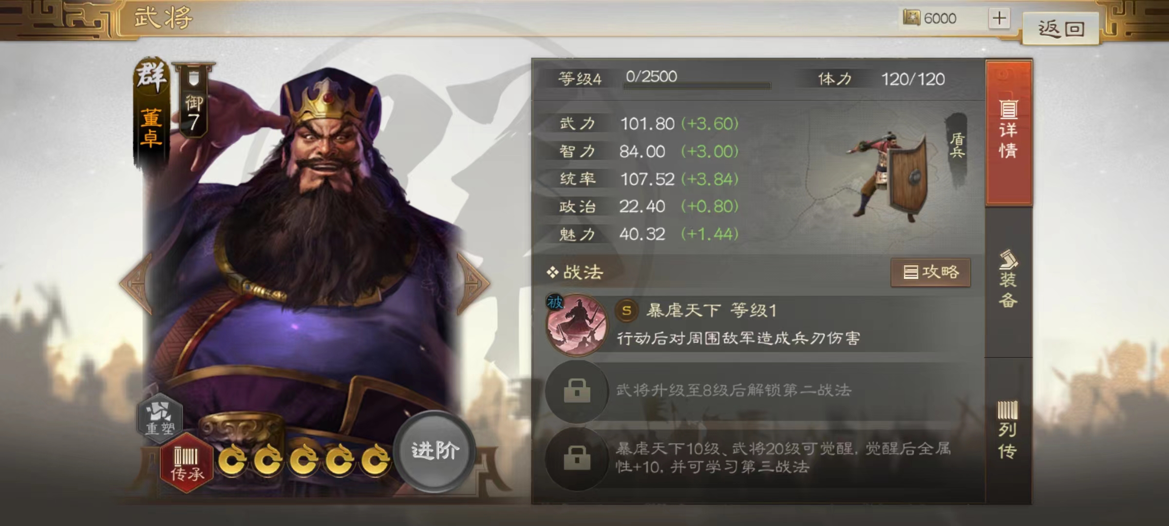 三国志战棋版董卓值得培养吗 董卓战法效果及阵容搭配攻略