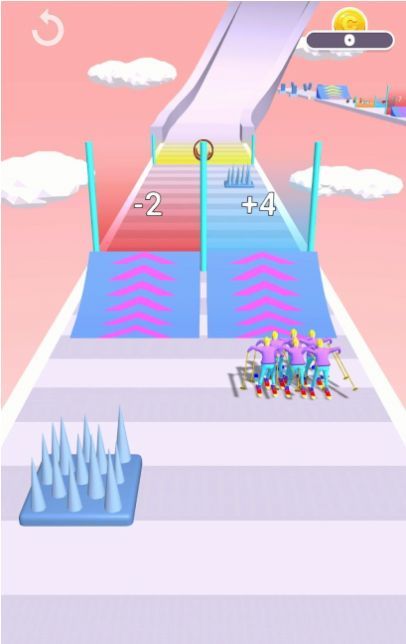 滚动的跑步者截图