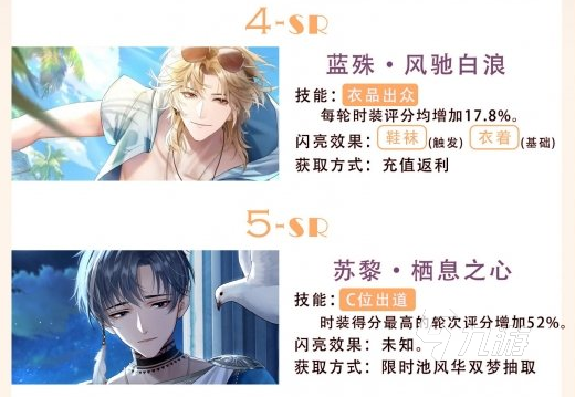 以闪亮之名跃动属性卡牌有哪些 以闪亮之名跃动属性卡牌使用推荐