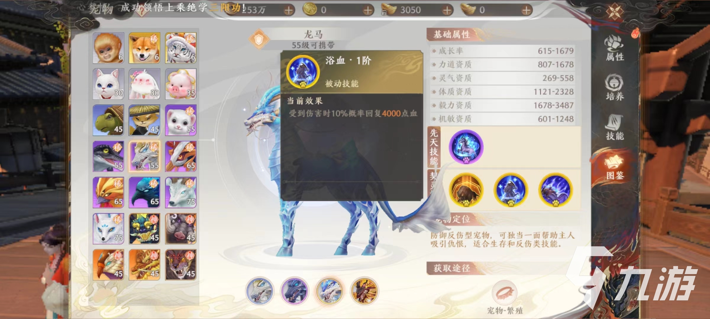 天龙八部2手游龙马属性怎么样 天龙八部2飞龙战天龙马强度介绍