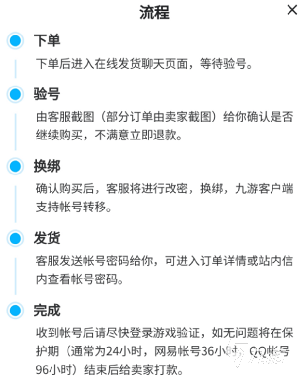 王者荣耀卖号流程图片