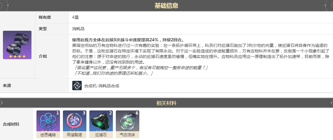 崩坏星穹铁道消耗品哪些好用 好用的消耗品介绍