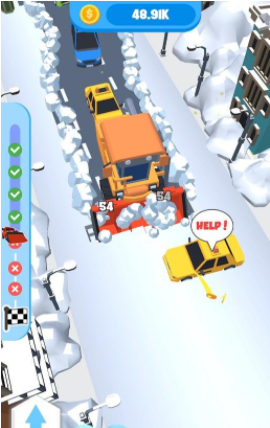 放置鏟雪車救援截圖