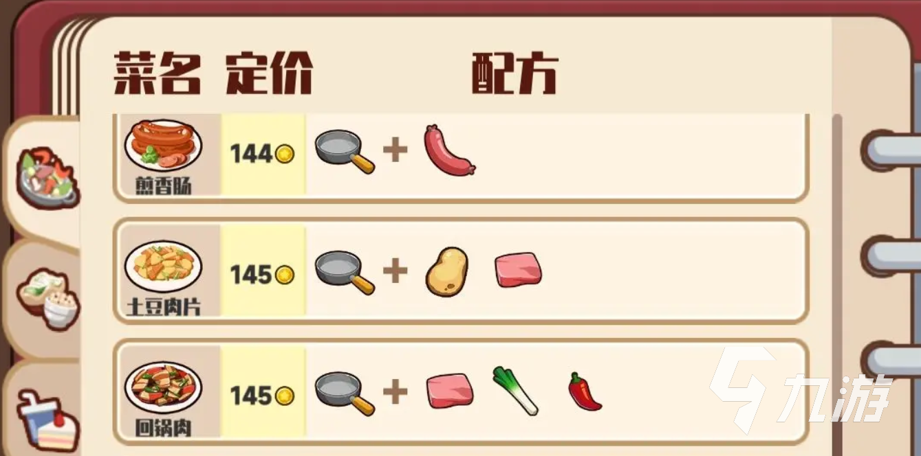 <a id='link_pop' class='keyword-tag' href='https://www.9game.cn/tzyct/'>兔子与餐厅</a>食谱配方分享 兔子与餐厅菜谱大全