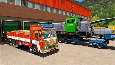 野外卡車貨運(yùn)駕駛截圖2