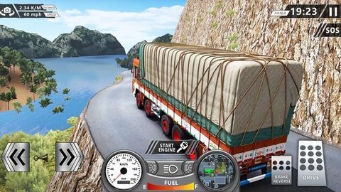 野外卡車貨運(yùn)駕駛截圖1