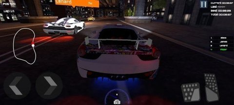 夜晚赛车截图1