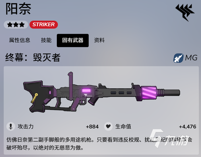 蔚蓝档案阳奈武器是什么 阳奈专武加成效果介绍
