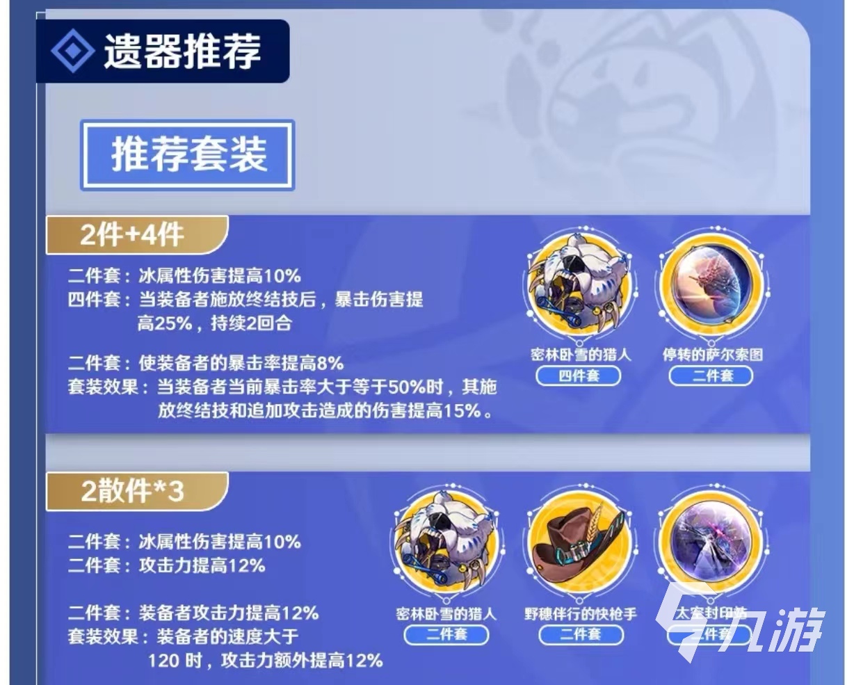 崩坏星穹铁道彦卿遗器词条怎么选 崩坏星穹铁道彦卿遗器选择推荐