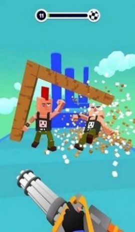 方塊工藝射擊3D截圖1