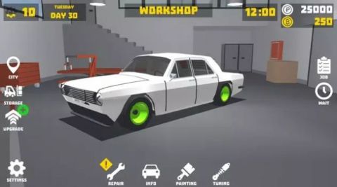 復(fù)古車庫(kù)機(jī)械截圖1