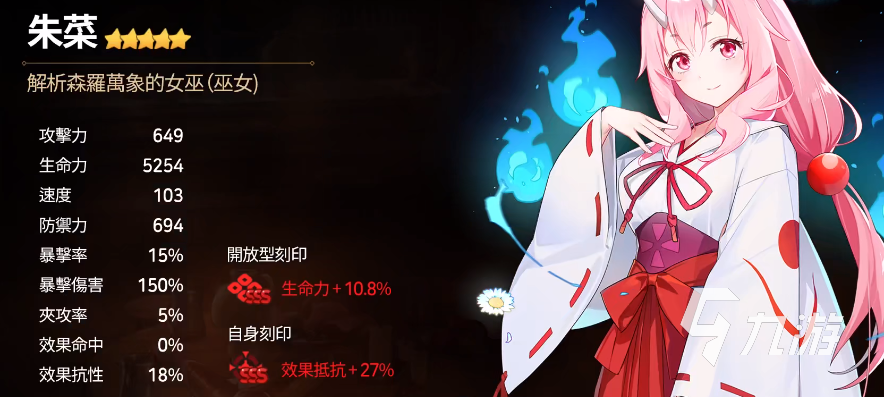 第七史诗朱菜怎么样 第七史诗朱菜技能属性详细介绍