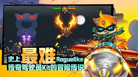 某怪猫风格肉鸽射击游戏截图