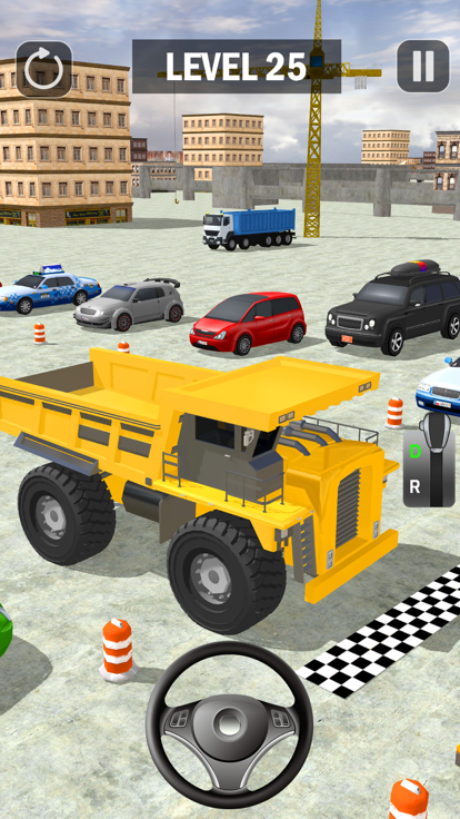 挖掘机卡车停车场3D截图4