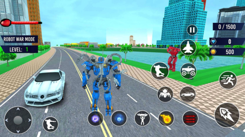 章魚機器人汽車 3D截圖1